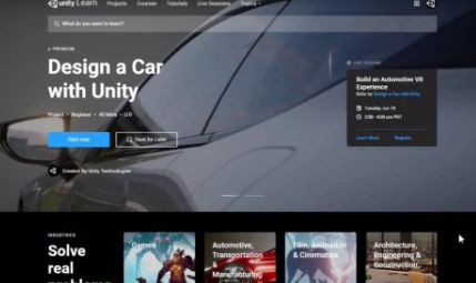 Unity Learn Premium讓專(zhuān)業(yè)人士可以學(xué)習(xí)實(shí)時(shí)3D開(kāi)發(fā)