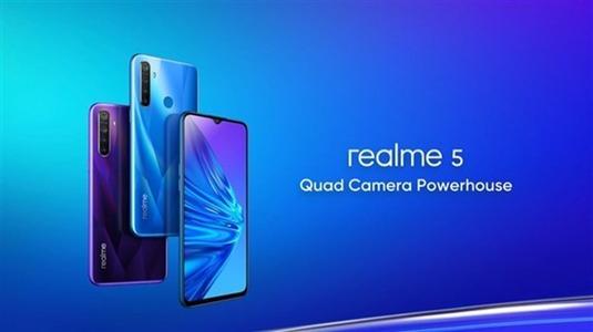 Realme 5將于明天首次發(fā)售手機(jī)將提供許多特別優(yōu)惠