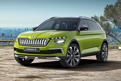 Skoda Vision X概念車與CNG混合動力傳動系統(tǒng)一起亮相