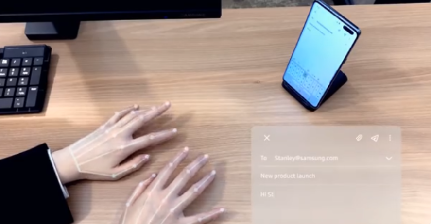 三星SelfieType是CES的無鍵盤未來的美好愿景