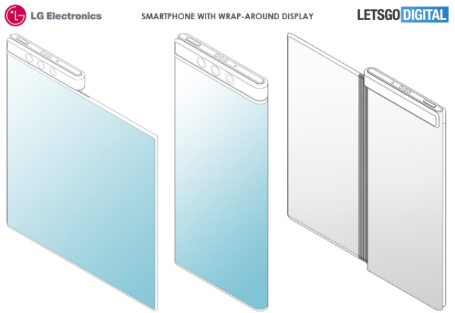 LG Patents智能手機具有靈活的環(huán)繞式顯示屏