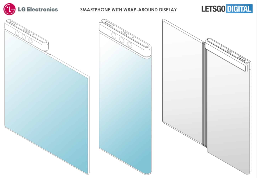 LG Patents智能手機(jī)具有靈活的環(huán)繞式顯示屏