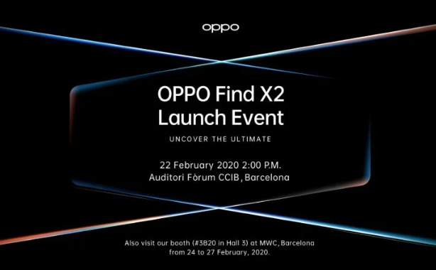 OPPO Find X2配備Snapdragon 865芯片組 將打破MWC 2020的面紗