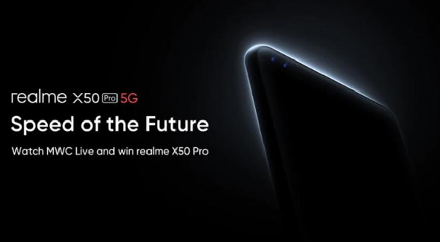 Realme X50 Pro 5G配備65W SuperDart Charge技術與雙打孔相機