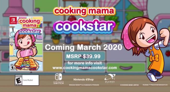 Cookstar可能會在2020年3月登陸Nintendo Switch