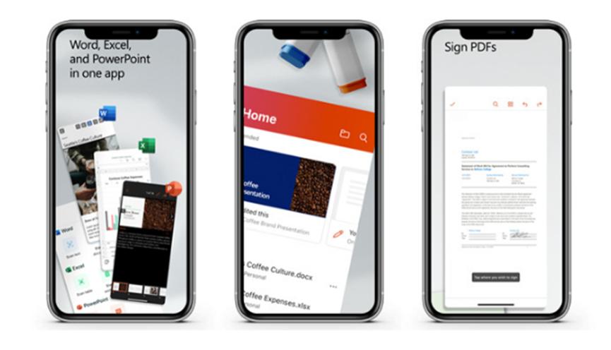 新的Microsoft Office iOS和iPadOS應用程序統(tǒng)一了Excel PowerPoint Word