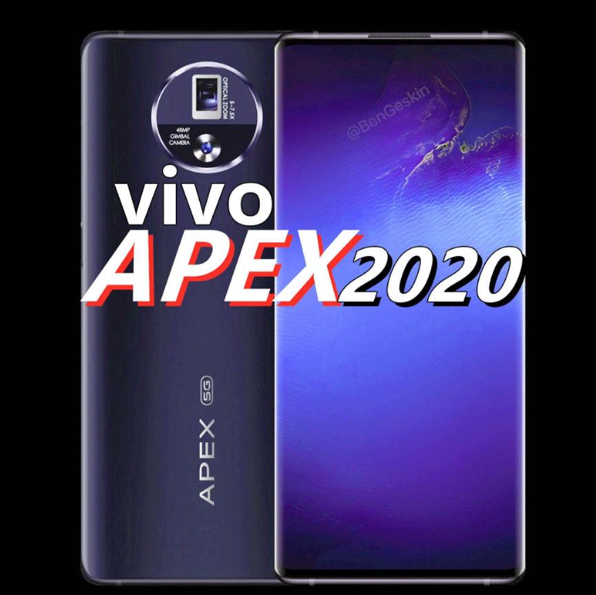 預(yù)計(jì)Vivo Apex 2020將配備6.45英寸顯示屏兩側(cè)均具有120度曲線