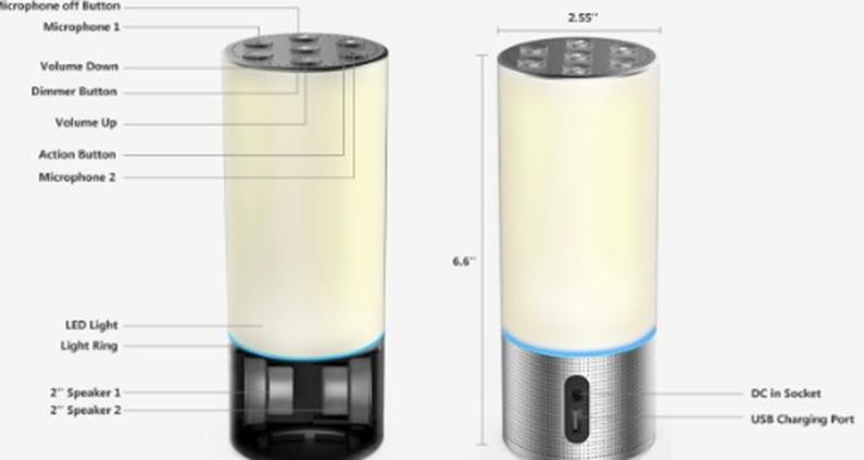 這款支持亞馬遜Alexa的燈可能是新的智能揚(yáng)聲器浪潮中的第一款