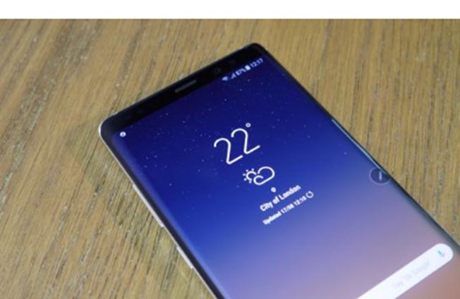 三星Galaxy Note9和華為Mate 11都可以配備屏幕指紋掃描儀