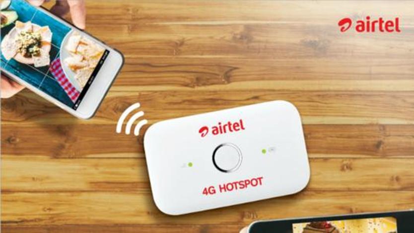 Airtel提供具有500GB數(shù)據(jù)的免費(fèi)4G Wi-Fi熱點(diǎn)設(shè)備