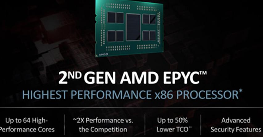 Dell EMC HPE Lenovo等添加了對AMD EPYC 7Fx2的支持