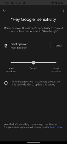 新的Hey Google敏感度設(shè)置適用于Google Assistant設(shè)備