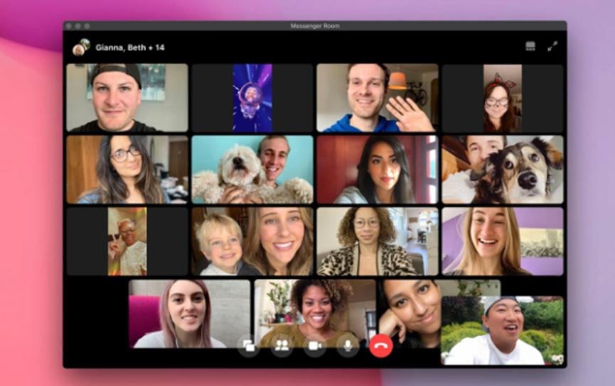 Facebook Messenger Rooms在團(tuán)體視頻聊天中擊敗Zoom