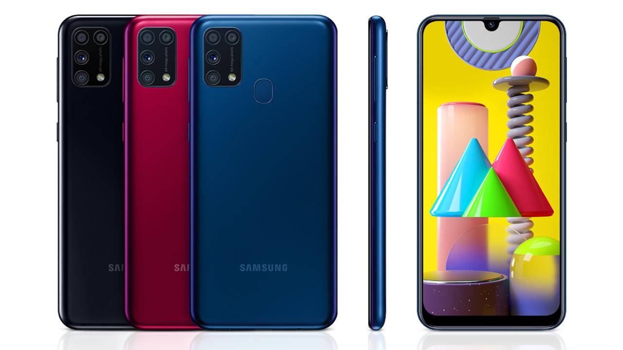 Galaxy M31為英國帶來了四臺相機和一塊巨大的電池