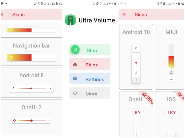 帶有新Ultra Volume應(yīng)用程序的主題Android的音量面板