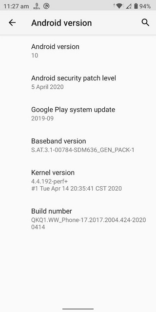 華碩ZenFone Max Pro M1收到2020年4月安全補(bǔ)丁的第二次Android 10 Beta更新