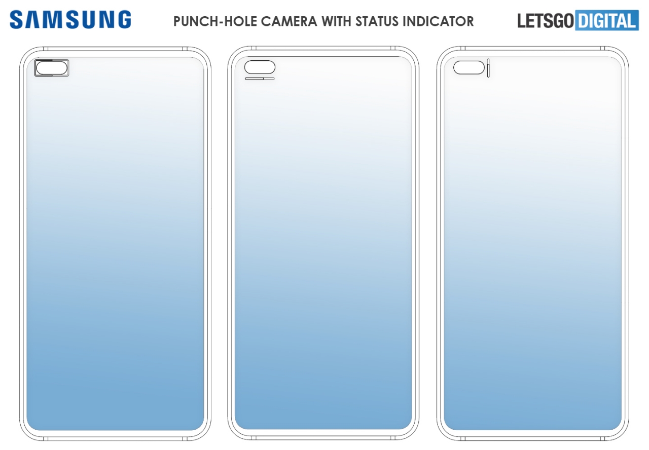 Galaxy Note 20打孔相機(jī)周圍可能有狀態(tài)指示燈