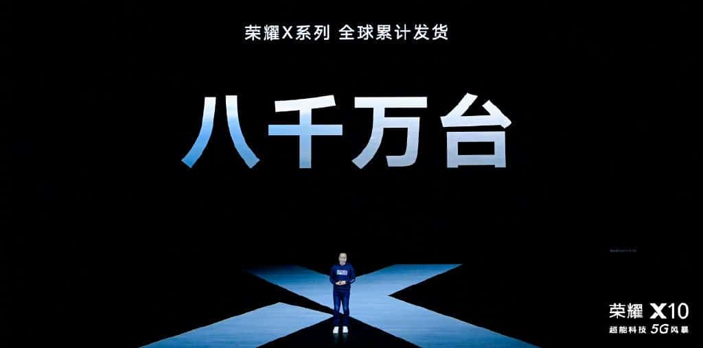 迄今為止，Honor已售出超過8000萬部X系列智能手機