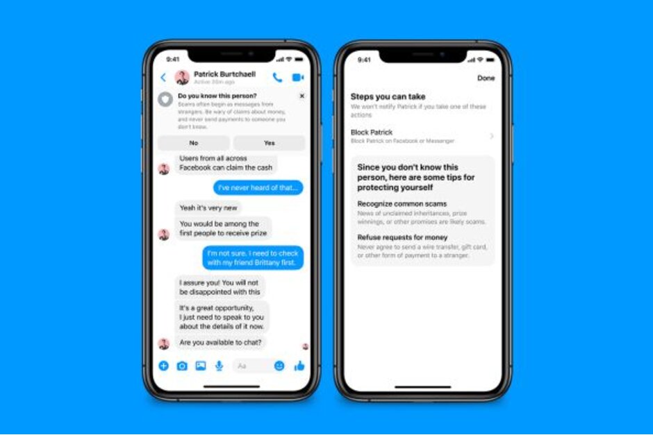 Facebook Messenger將通過彈出警告與詐騙作斗爭