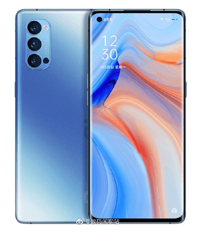 OPPO RENO 4系列以3D曲面顯示屏和三重后置攝像頭出現(xiàn)在TENAA上