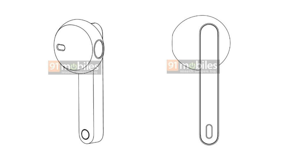 聯(lián)想在專利圖片中發(fā)現(xiàn)了具有AirPods樣桿設(shè)計(jì)的真正無(wú)線耳塞