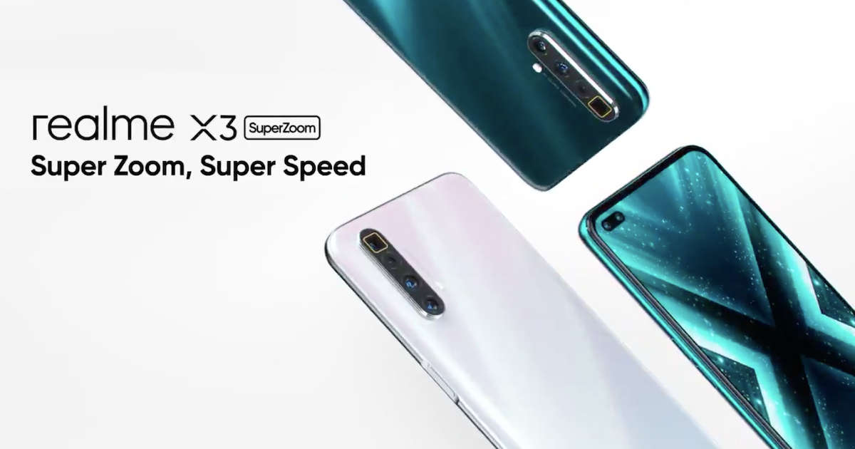 Realme X3 SuperZoom與Snapdragon 855+ SoC一起發(fā)布，120Hz顯示屏：價格，規(guī)格