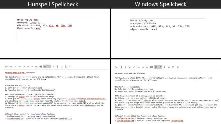 微軟為所有Chromium瀏覽器帶來了新的Windows Spellcheck