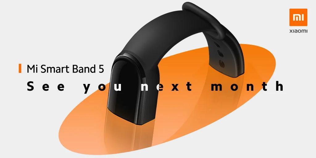 小米將于下月在全球范圍內(nèi)推出Mi Band 5作為Mi Smart Band 5