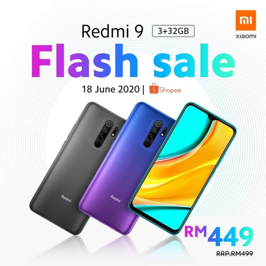 Redmi 9在馬來(lái)西亞推出，價(jià)格從MYR499（?€103）起！