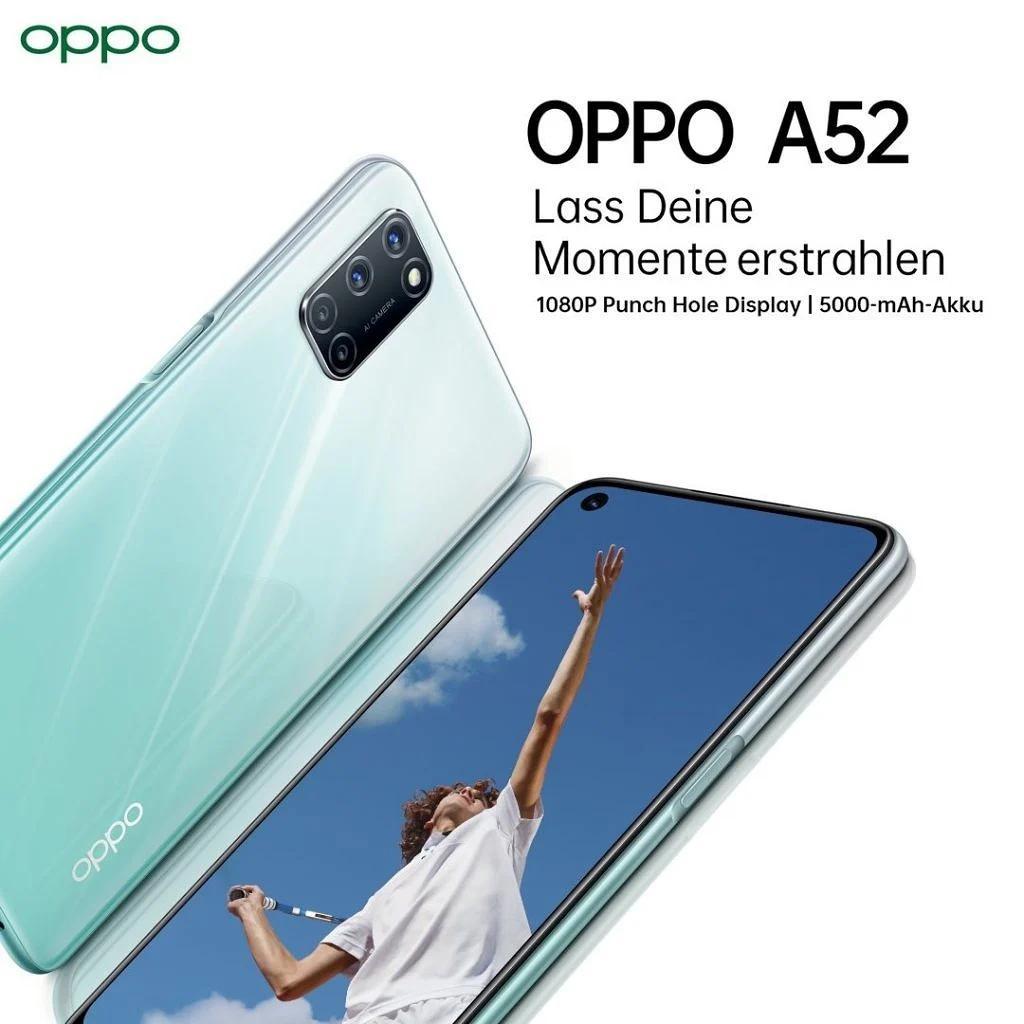 OPPO A52和OPPO A72中端4G手機(jī)在德國(guó)推出