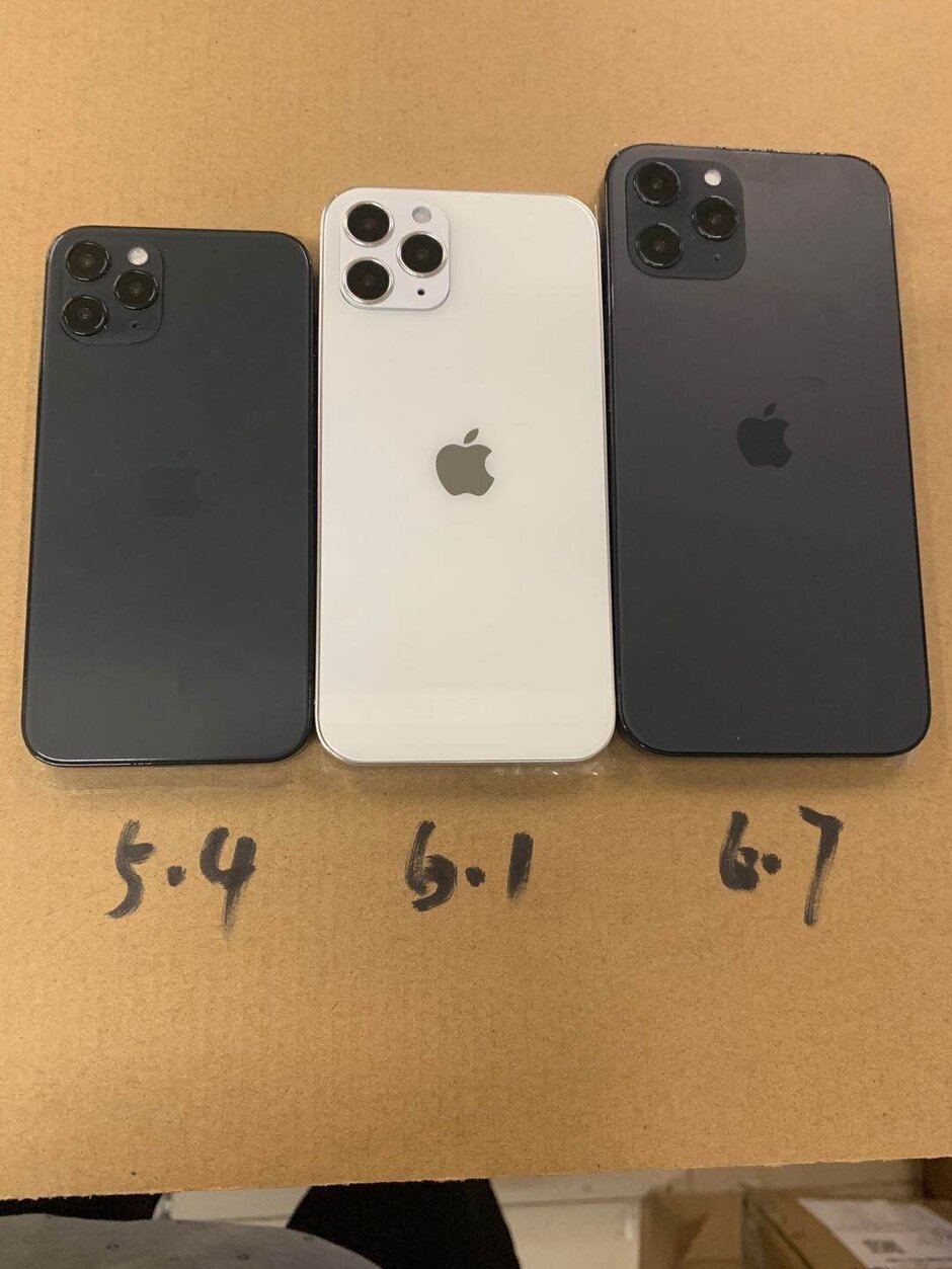 虛擬單位揭示了三種不同的5G Apple iPhone 12屏幕尺寸