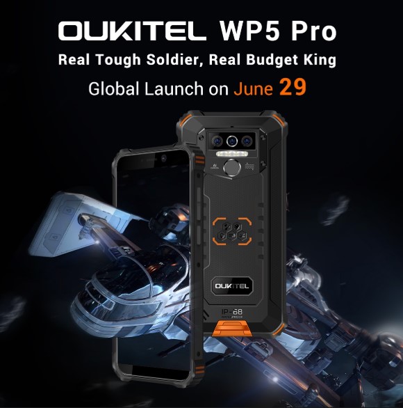 Oukitel WP5 Pro堅固型智能手機和Oukitel C19計劃于7月初發(fā)布