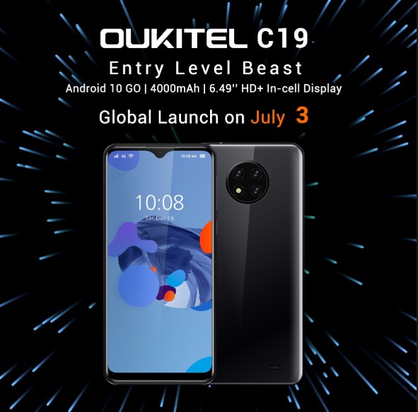 Oukitel WP5 Pro堅固型智能手機和Oukitel C19計劃于7月初發(fā)布