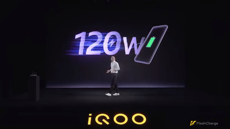 Vivo宣布為其下一代iQOO手機(jī)提供120W快速充電