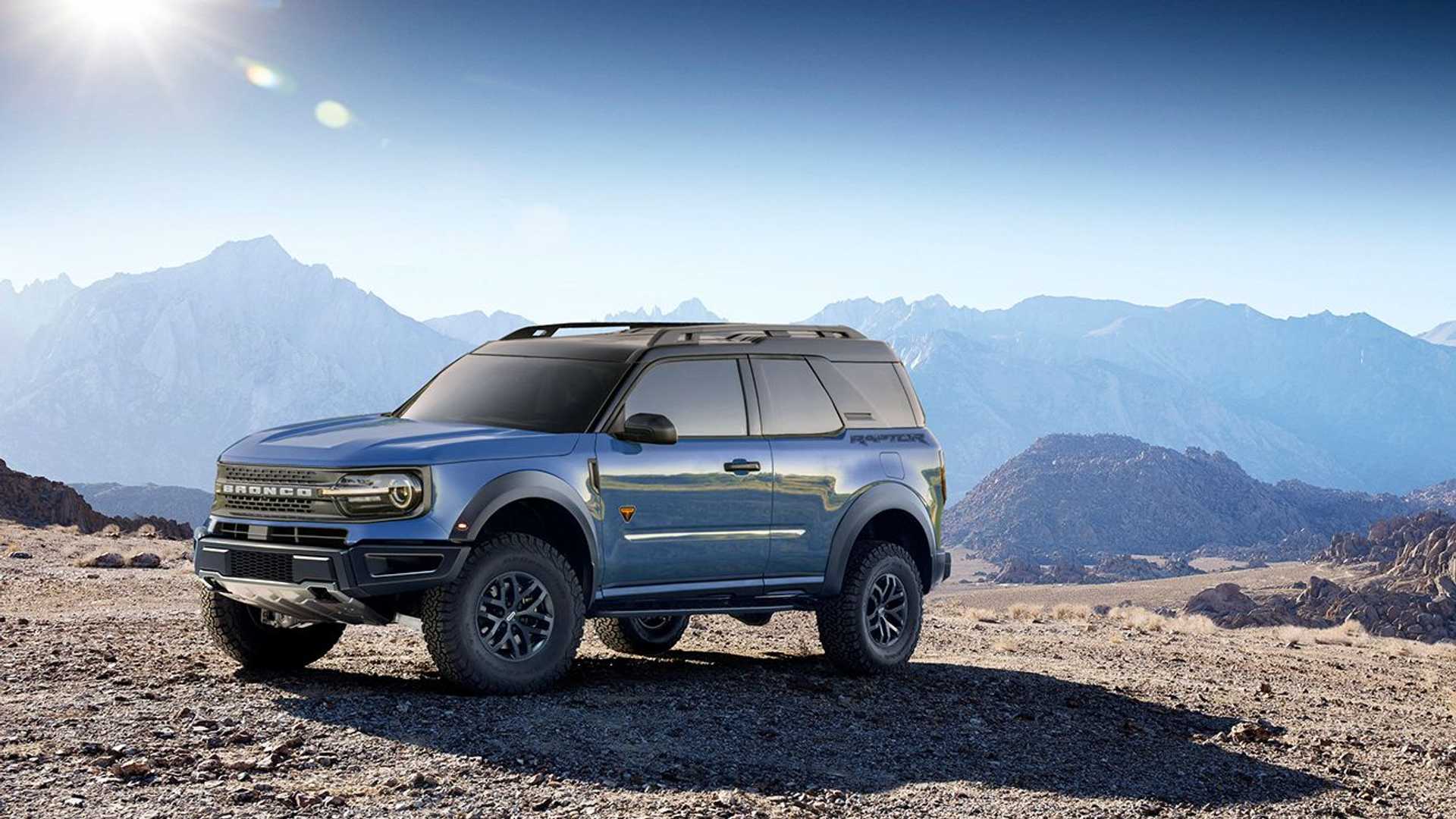 福特Bronco Sport 2門(mén)渲染，包括猛禽