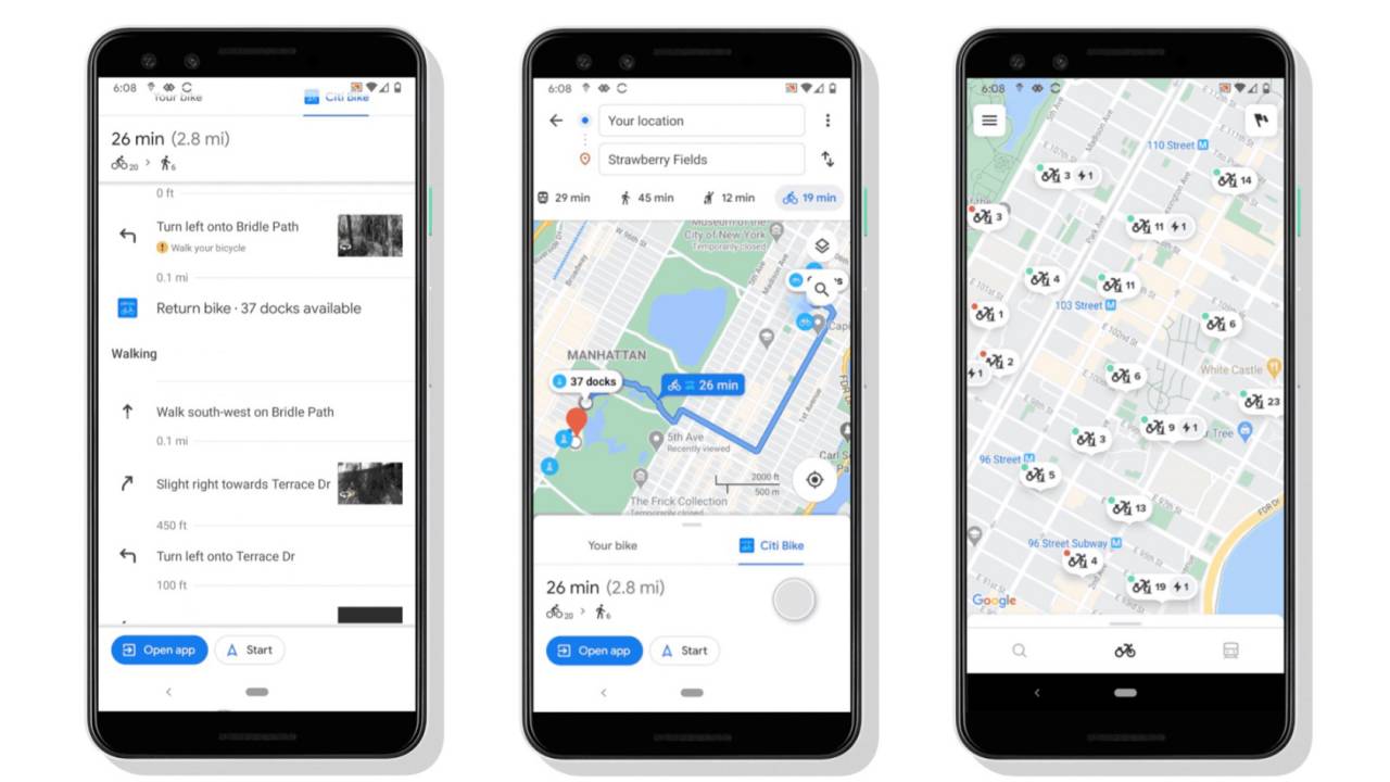 谷歌地圖剛剛開啟了更智能的共享單車導(dǎo)航