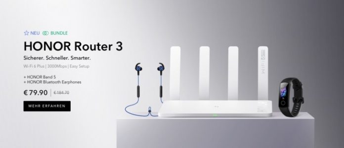 在歐洲推出具有WiFi 6+支持的Honor Router 3