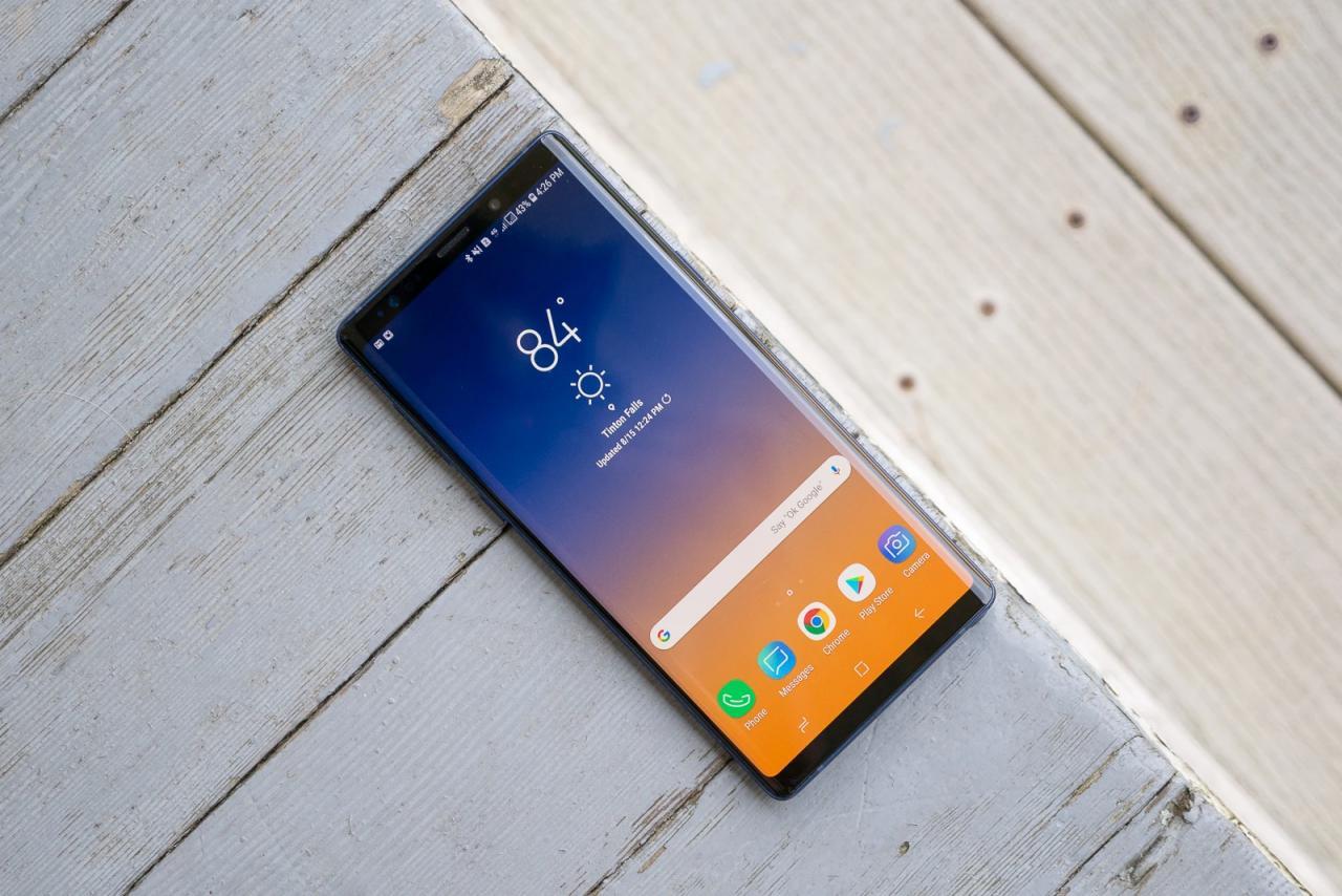 Verizon推出Samsung Galaxy Note 9 One UI 2.1更新