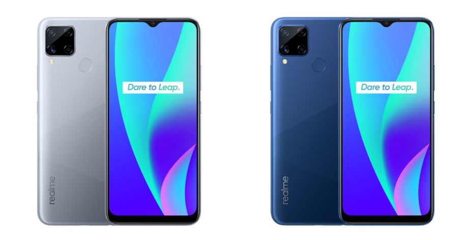 Realme C15配備了Helio G35和13MP四攝像頭，揭示了新的漏洞