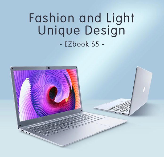 帶有6GB RAM的Jumper EZbook S5 14英寸筆記本電腦現(xiàn)價$ 179.99 /￡138.85