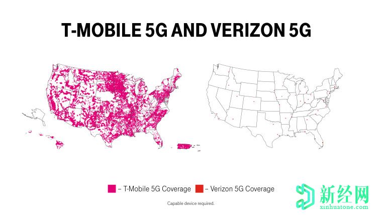 T-Mobile推出全國(guó)范圍的獨(dú)立5G