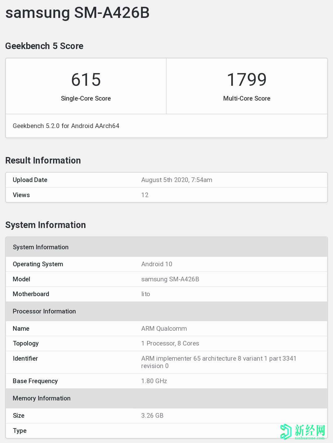 三星Galaxy A42 5G Geekbench上市發(fā)現(xiàn); 可以由金魚草690加油