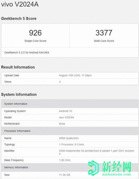 iQOO 5出現(xiàn)在Geekbench中，規(guī)格和圖片泄露