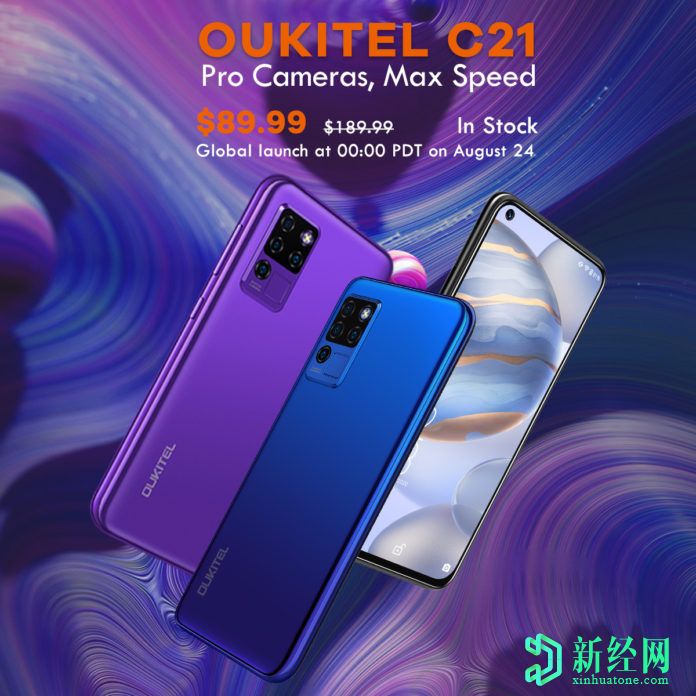 Oukitel C21智能手機的全球銷售將于8月24日開始，價格為89.99美元