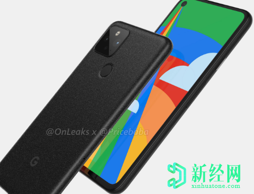 泄漏的Google Pixel 5渲染圖顯示了雙后置攝像頭和指紋傳感器