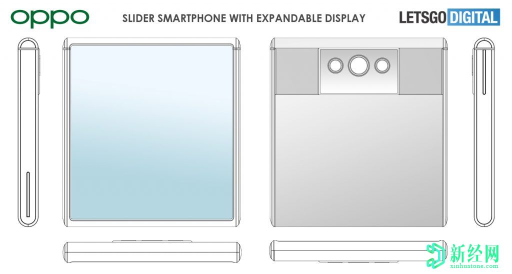 OPPO獲得具有可擴(kuò)展顯示屏的滑蓋智能手機(jī)的專(zhuān)利