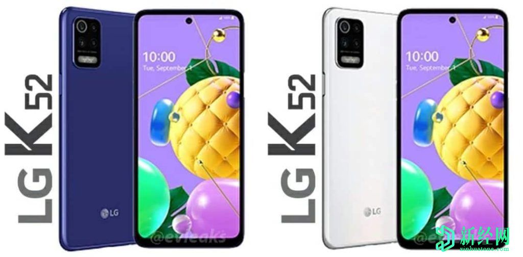 LG K52泄漏的渲染器出現(xiàn)；展示打孔顯示器和四鏡頭相機