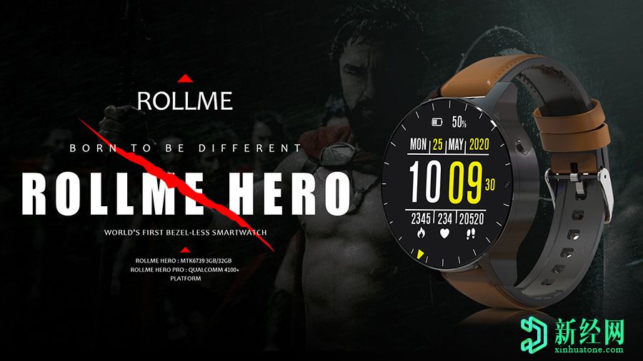 Rollme Hero Pro配備高通Snapdragon Wear 4100+芯片