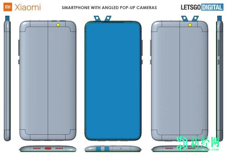 小米通過斜角彈出式攝像頭獲得了新的智能手機(jī)設(shè)計(jì)專利