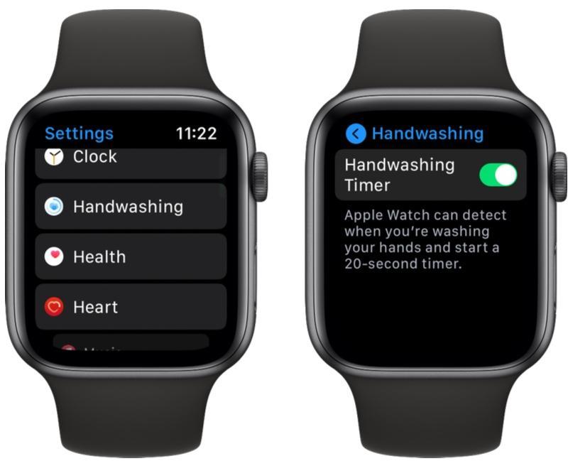 如何在watchOS 7中的Apple Watch上啟用洗手計時器